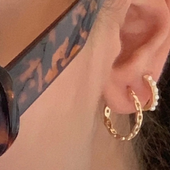 Chain earrings - Picture 2 of 2